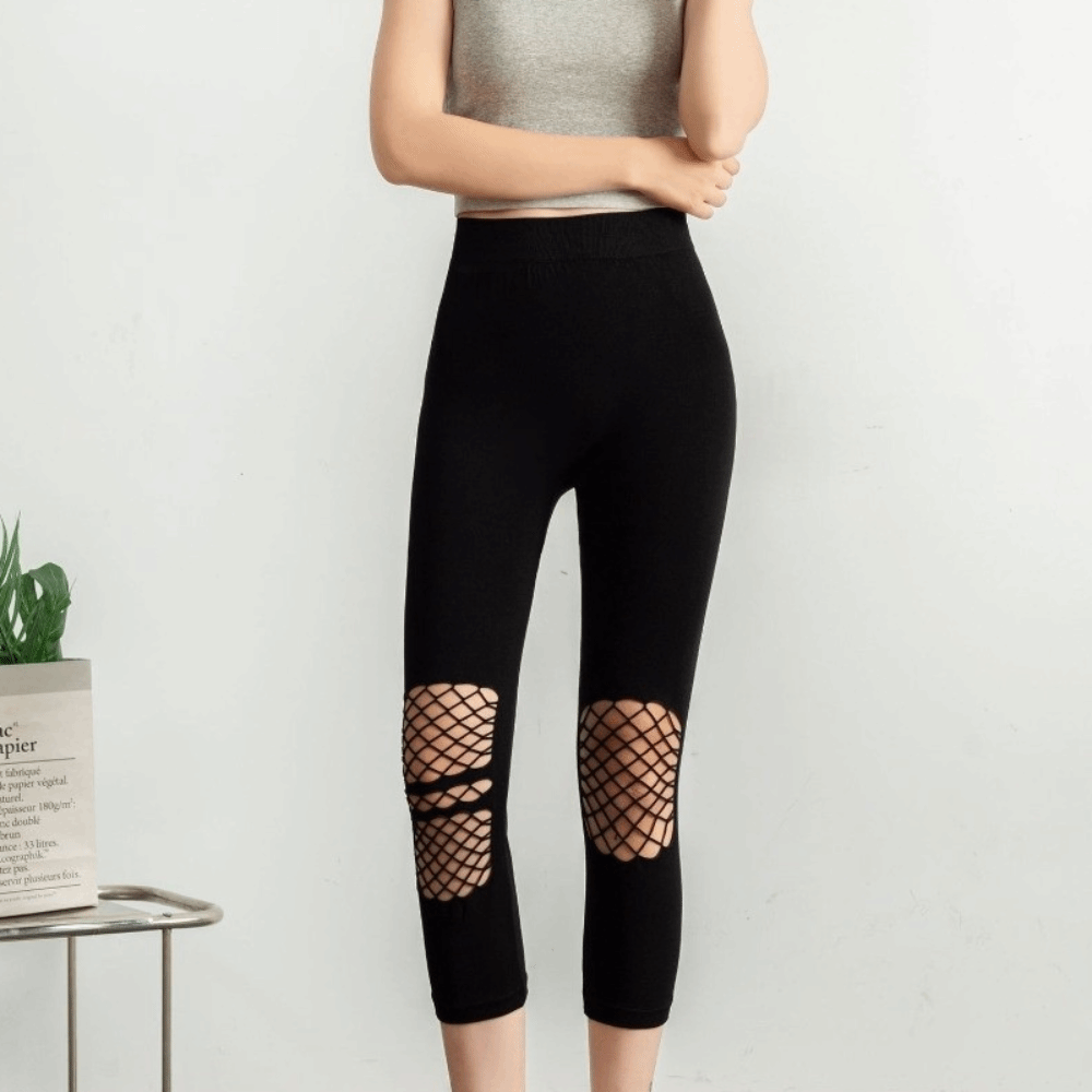 Yoga & Fitness With Faye The Well Being Studio Abbots Langley - Nieuwe uitgeholde mesh leggings voor dames,