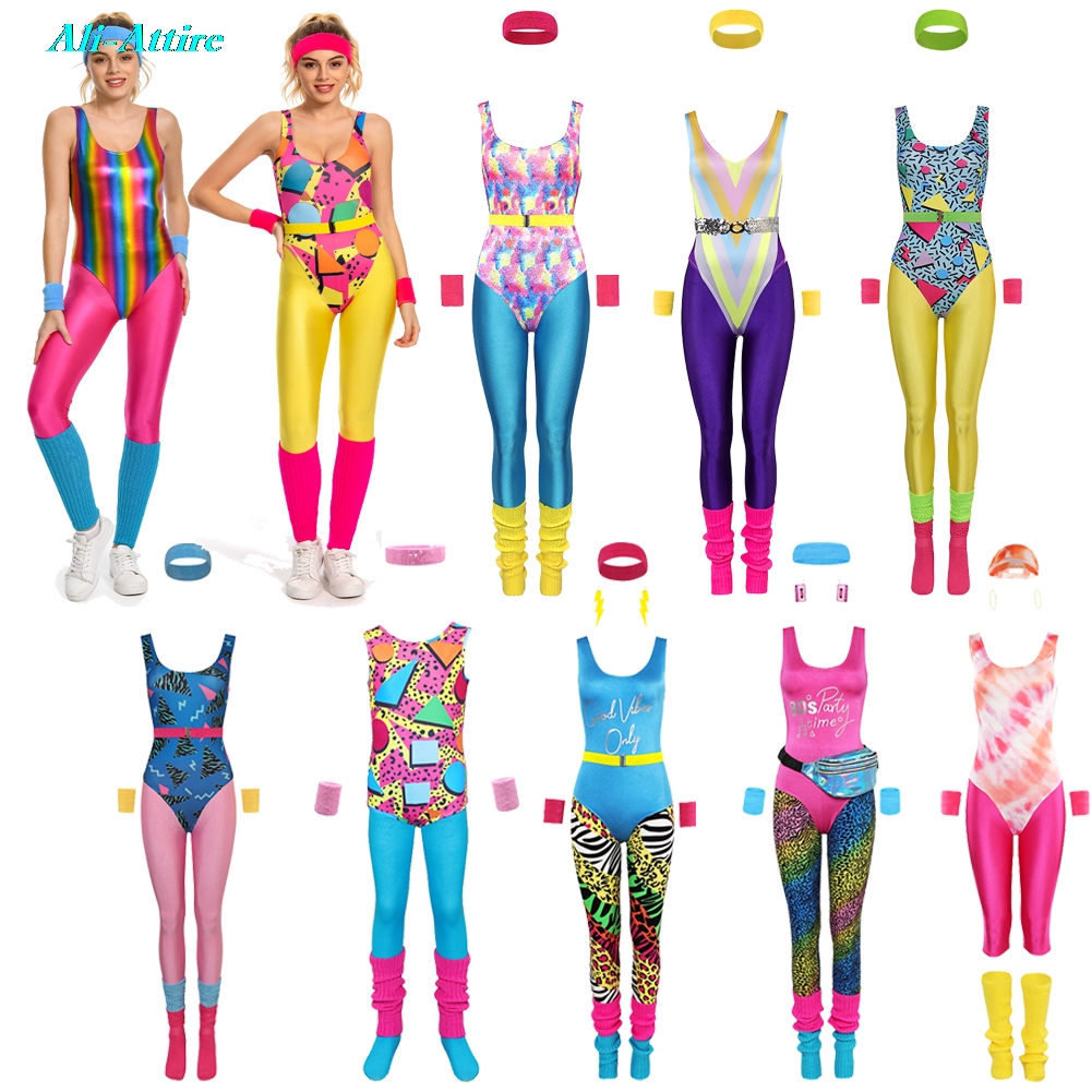 Yoga Fitness Set - Yoga Sportkleding Fitness Hippie Fantasia 80s