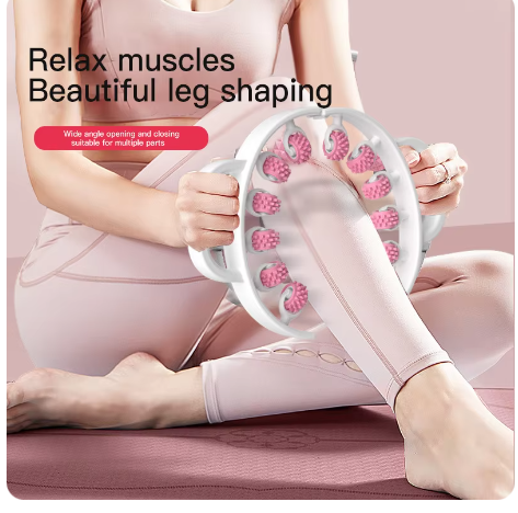 Yoga Fitness Wheel - Beenmassagering Vormgevende spierontspanning Handheld Huishoudelijk Multifunctioneel