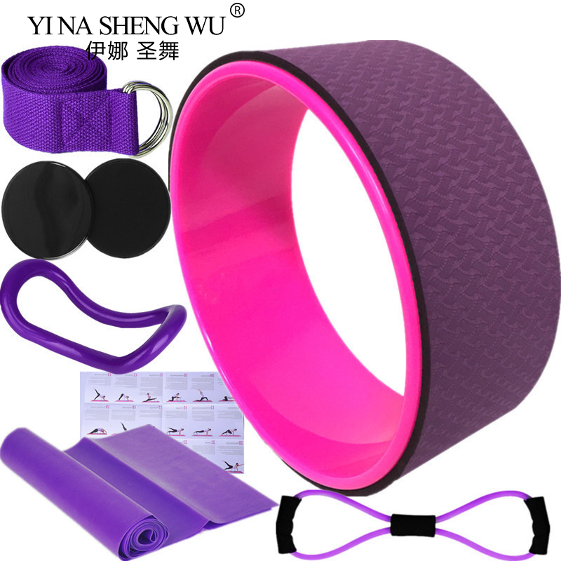 Yoga Fitness Wheel - 7 stuks Yoga Wiel Pilates Accessoires