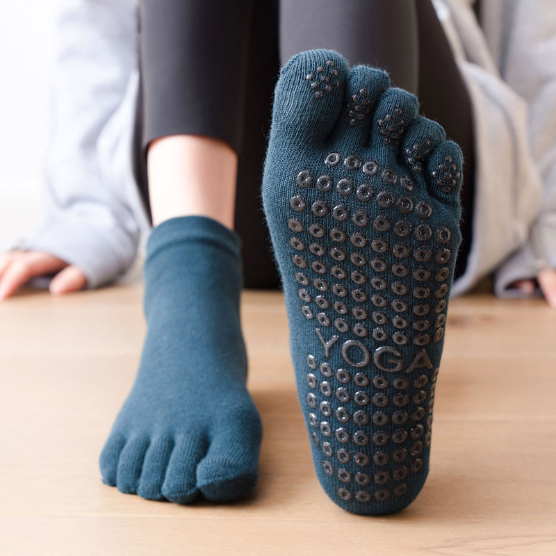 Yoga Fitness Pilates - Anti-Slip Vrouwen Pilates Sokken Vijf Teen