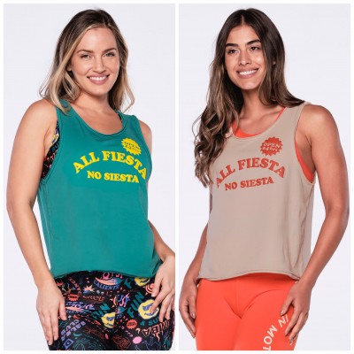 Yoga Fitness Group - Fitnessvest van puur katoen Dans Casual