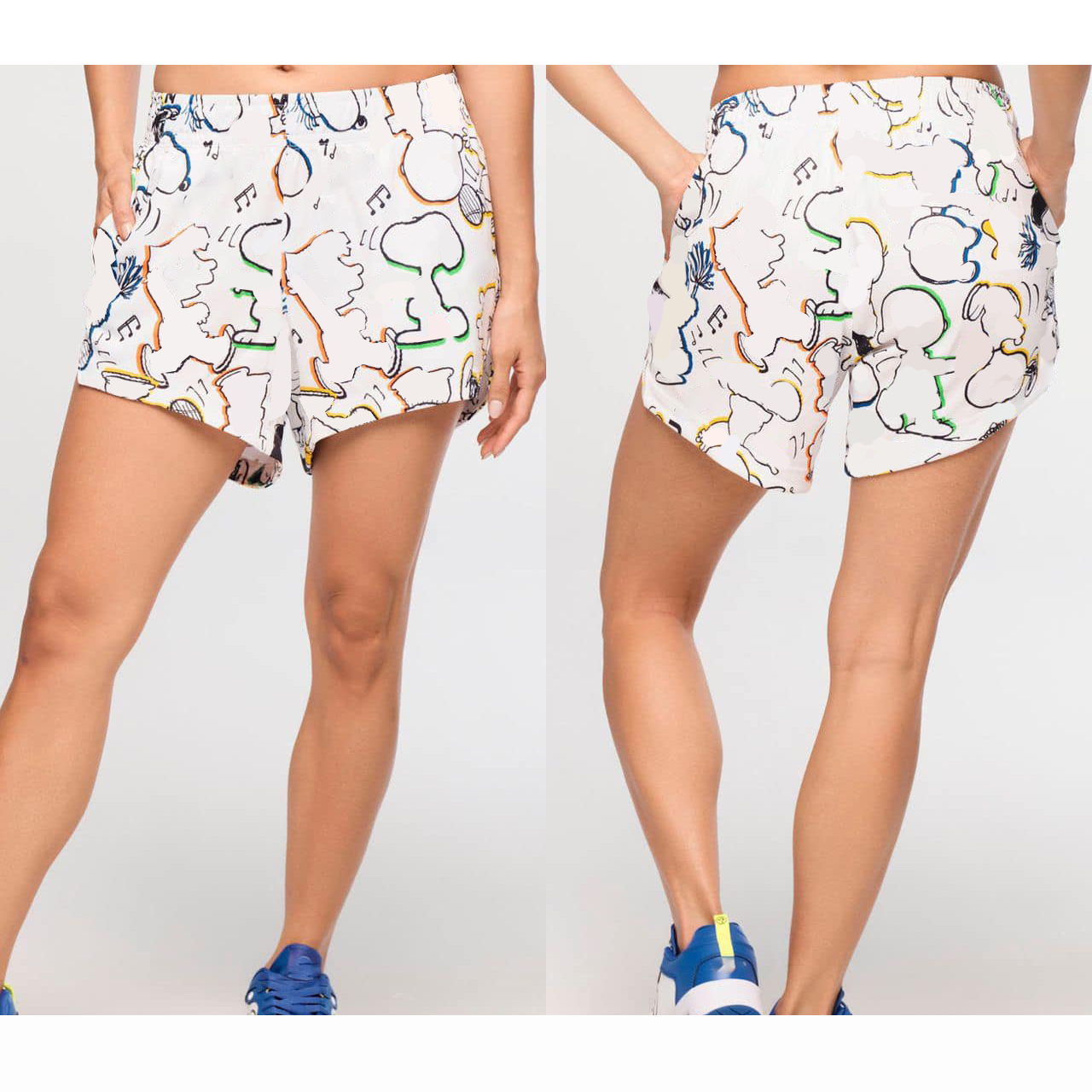 Yoga Fitness Group - ABCDE Fitness-hardloopyoga-dansgroepsportshort voor heren en dames