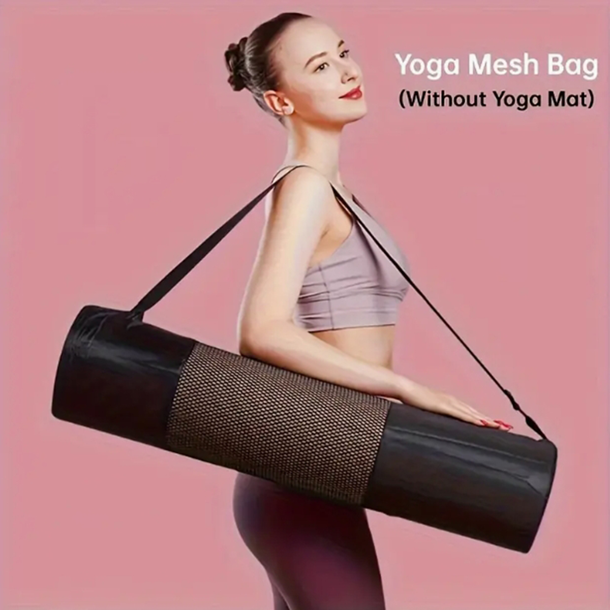 Yoga Fitness Pilates - 1 ademende mesh tas voor opbergen