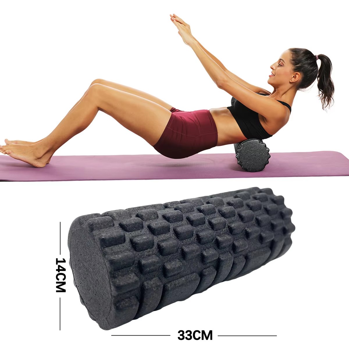 Yoga Fitness Wheel - 30/33 cm Fitness Foam Roller Yoga