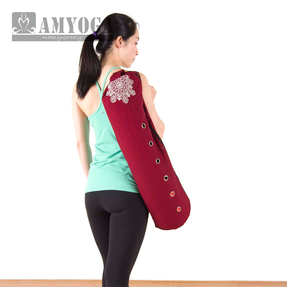 Yoga Fitness Gym - Canvas yogamat tas, schoudertas, gymmat tas,