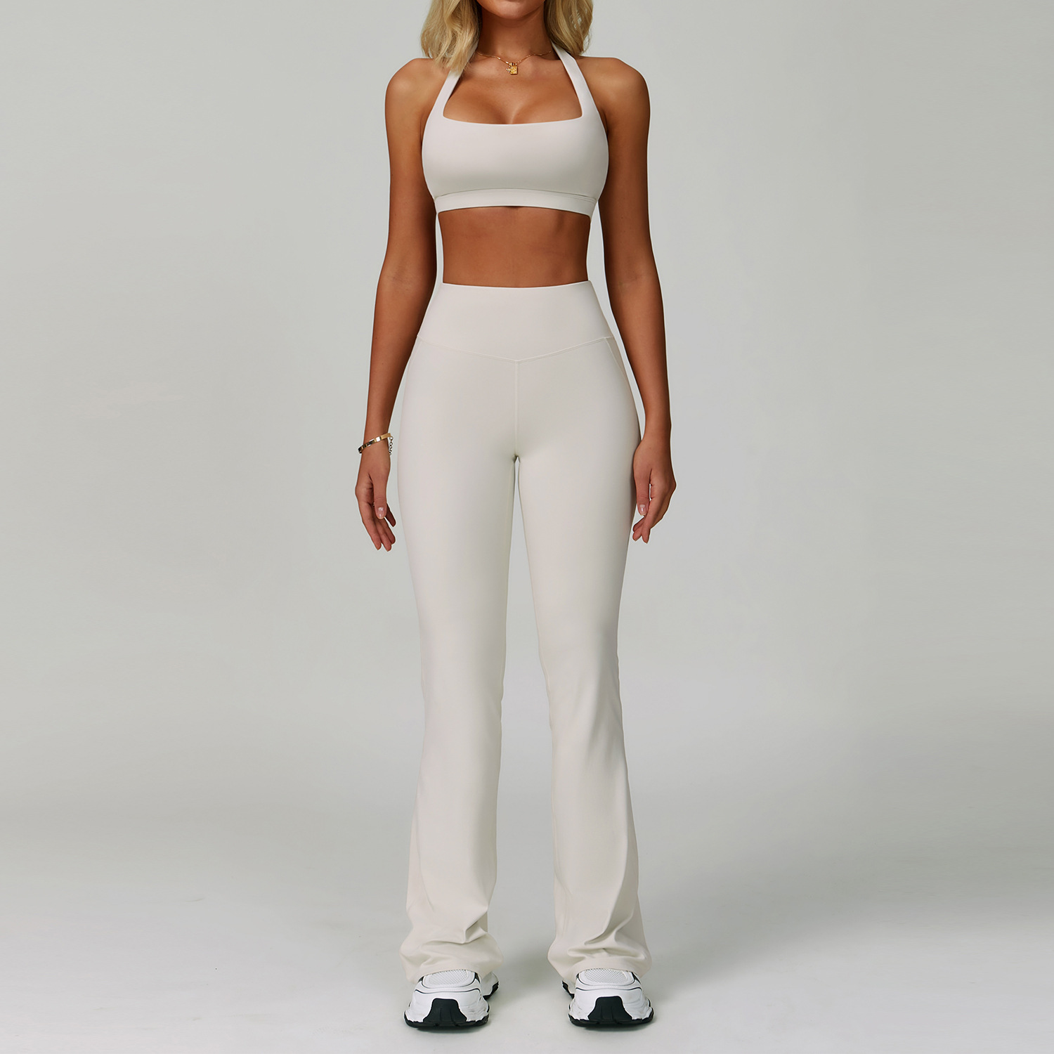 Yoga Fitness Zumba - Dames trainingspak yogaset 2-delige gymkleding Naadloze