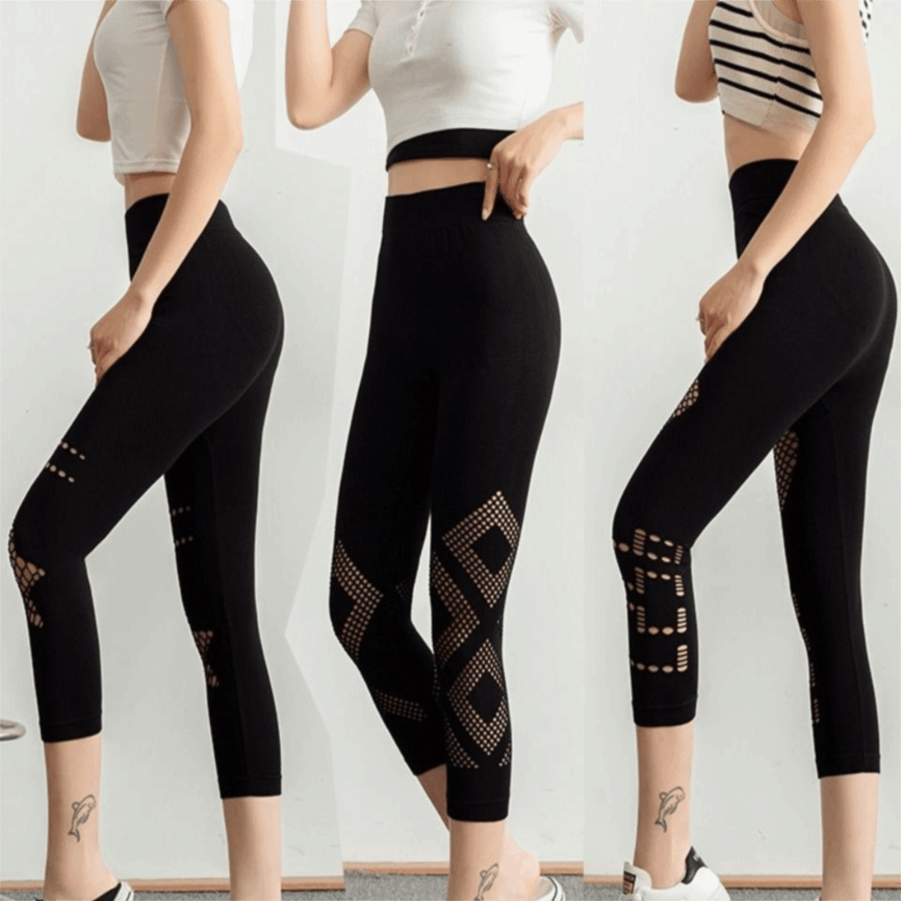 Nieuwe uitgeholde mesh legging - Yoga & Fitness With Faye The Well Being Studio Abbots Langley recensie en prijs