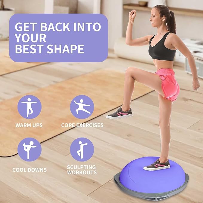 70cm Bosu Balansbal, Anti-Slip - Yoga Fitness Gym recensie en prijs
