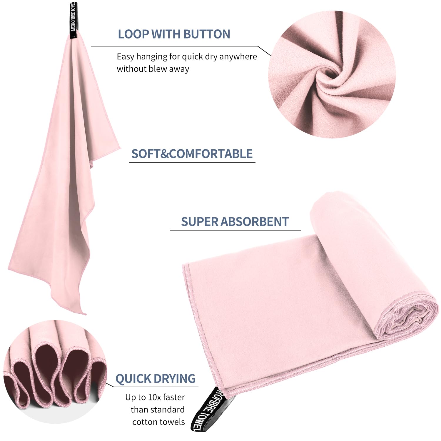 1 STKS 40x80 cm Microfiber Gym - Yoga Fitness Gym recensie en prijs