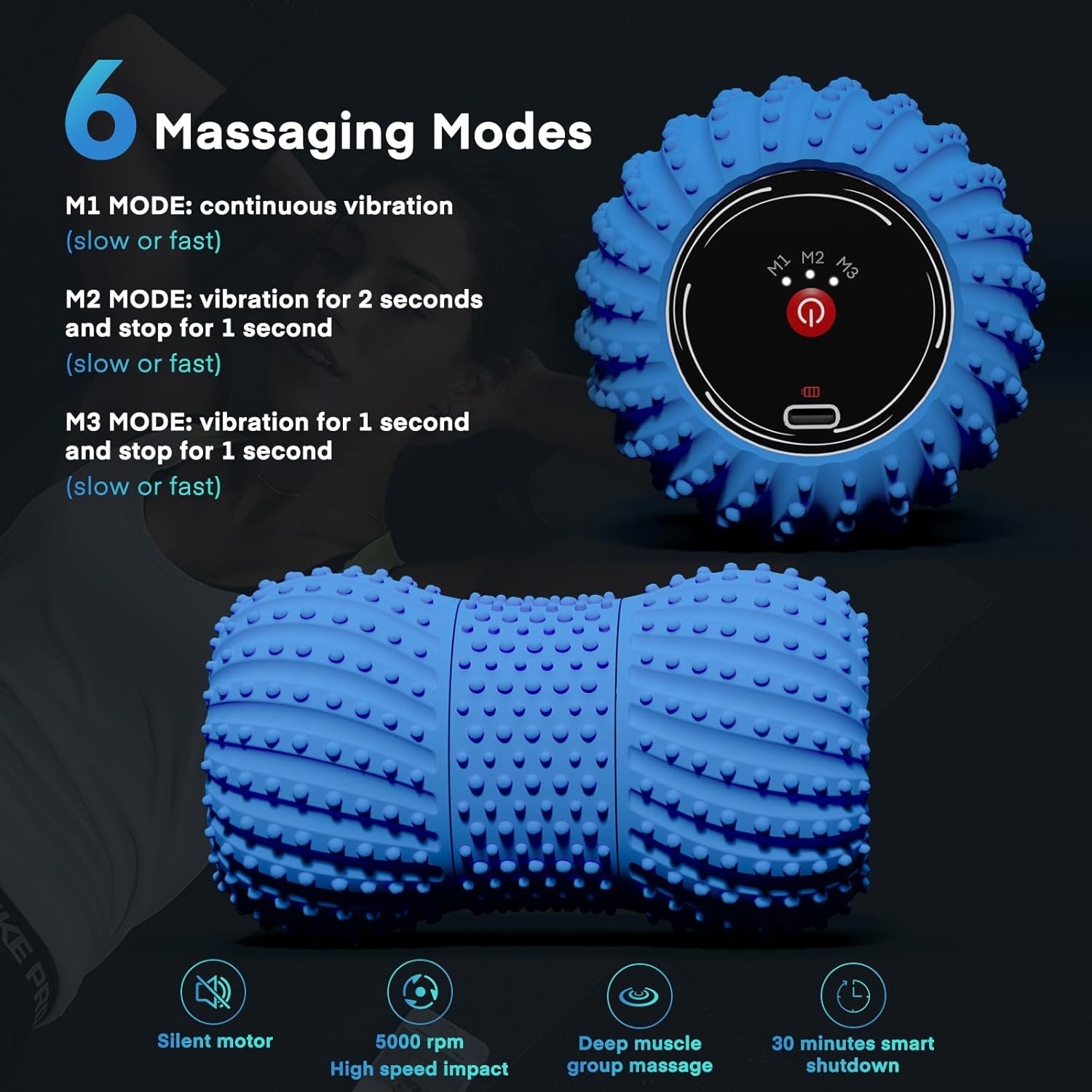 2-in-1 vibrerende pinda-massag - Yoga Fitness Wheel recensie en prijs