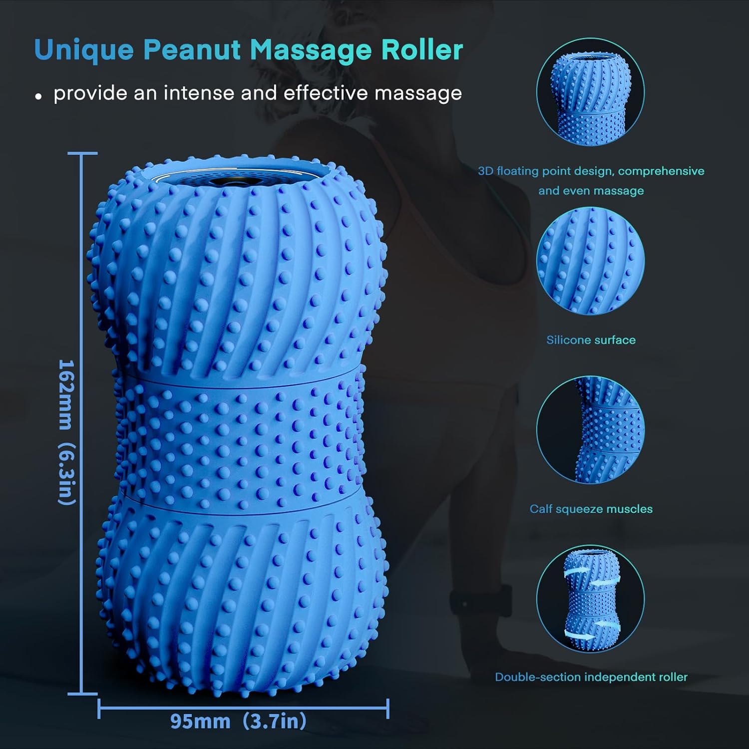 2-in-1 vibrerende pinda-massag - Yoga Fitness Wheel recensie en prijs