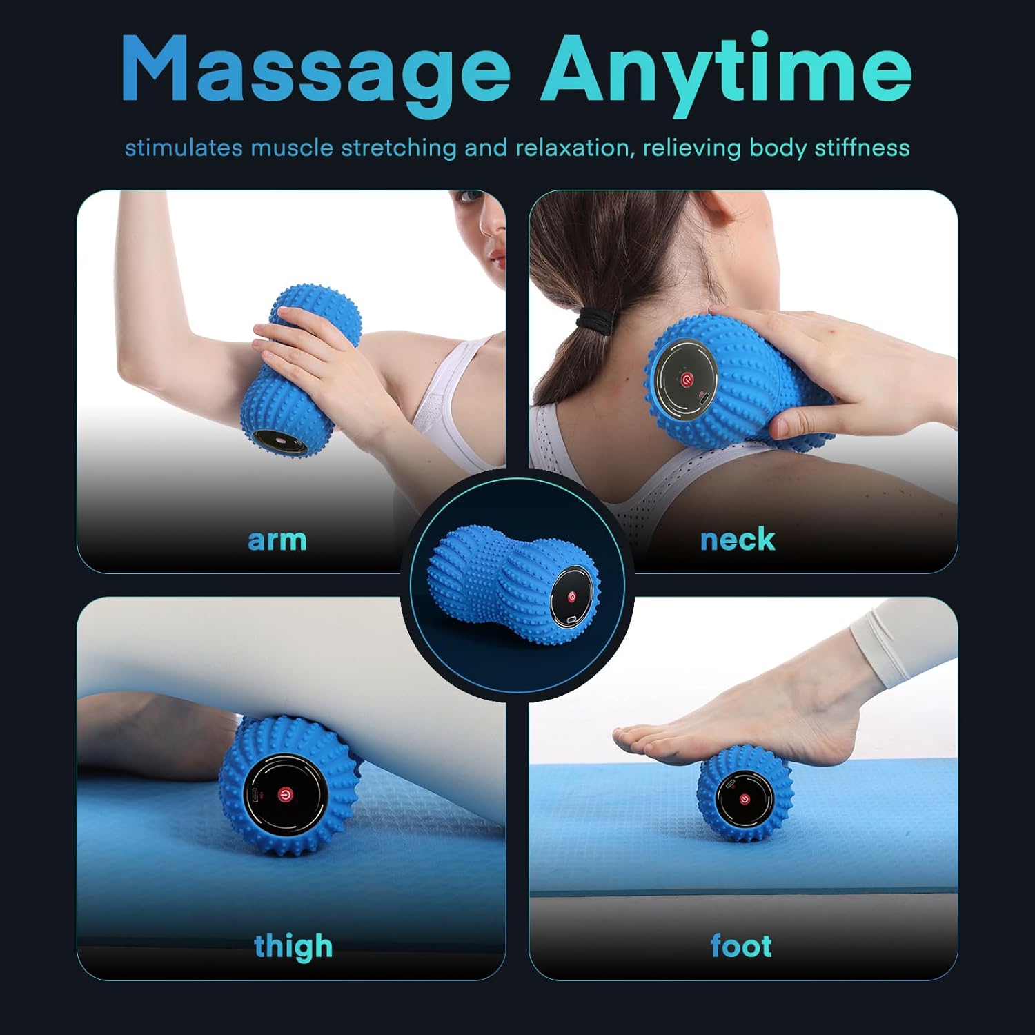 2-in-1 vibrerende pinda-massag - Yoga Fitness Wheel recensie en prijs