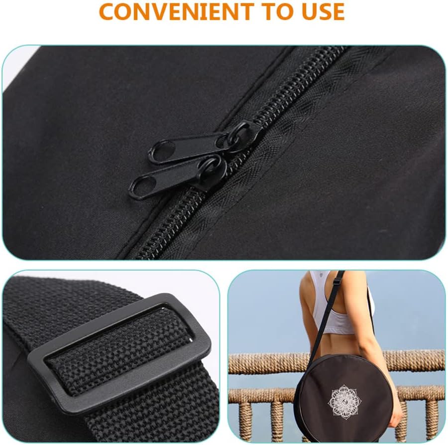 Yoga wieltas Nylon zwarte Mand - Yoga Fitness Wheel recensie en prijs