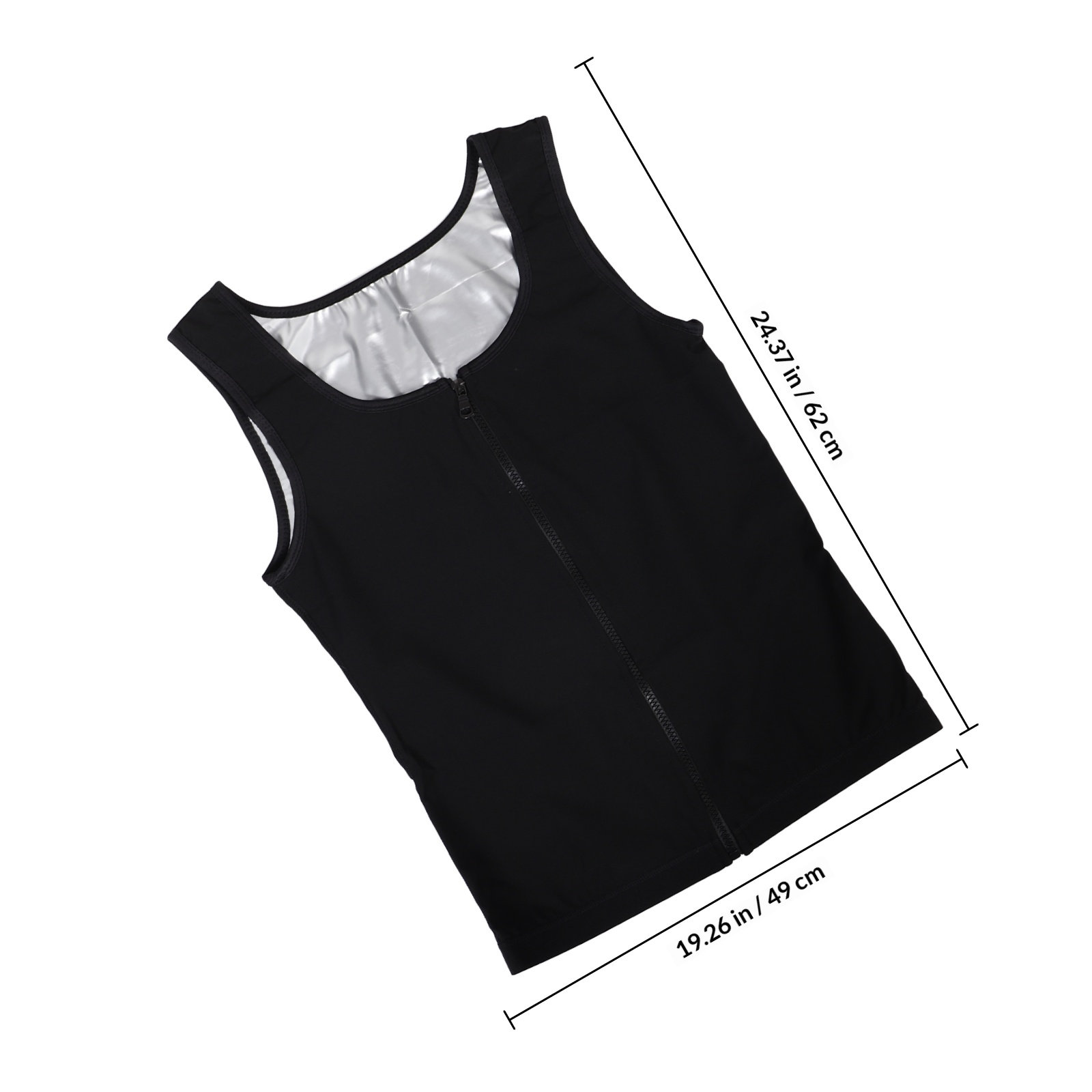 Herensweatvest met rits, compr - Yoga Fitness Gym recensie en prijs