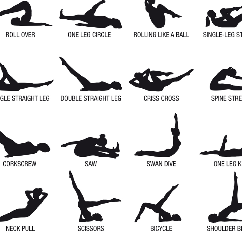 Frameloze Pilates Workout Graf - Yoga Fitness Pilates recensie en prijs