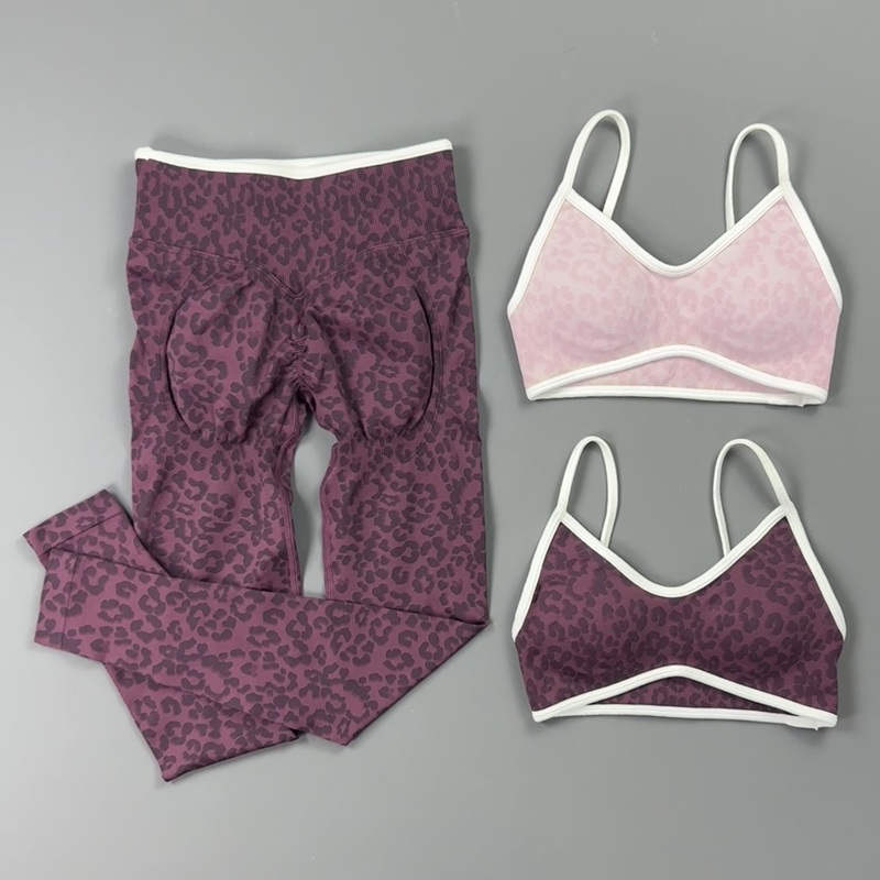 2-delige yogaset dames luipaar - Yoga Fitness Zumba recensie en prijs