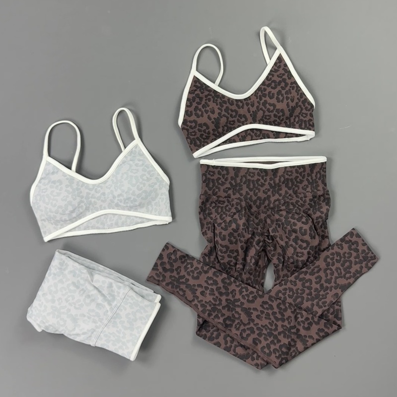 2-delige yogaset dames luipaar - Yoga Fitness Zumba recensie en prijs